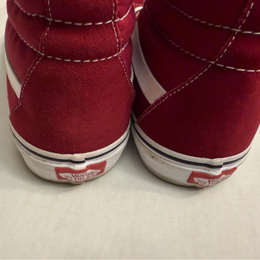 VANS SK8 HIGH TOP BURGUNDY SIZE 13 UNISEX
CANVAS SKATE SHOES - Picture 10 of 16